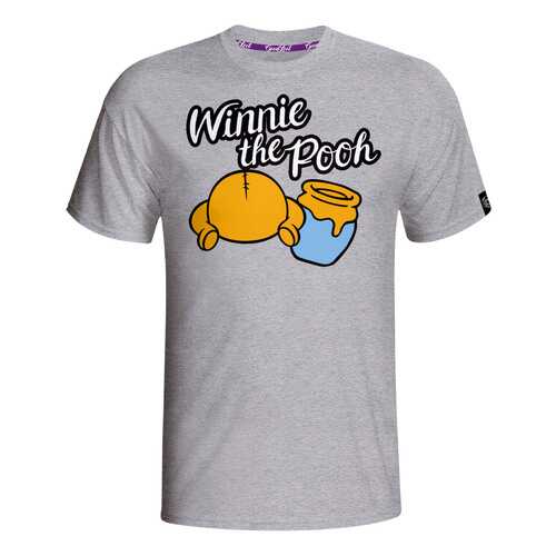 Футболка мужская Good Loot Winnie The Pooh серая XS в H&M