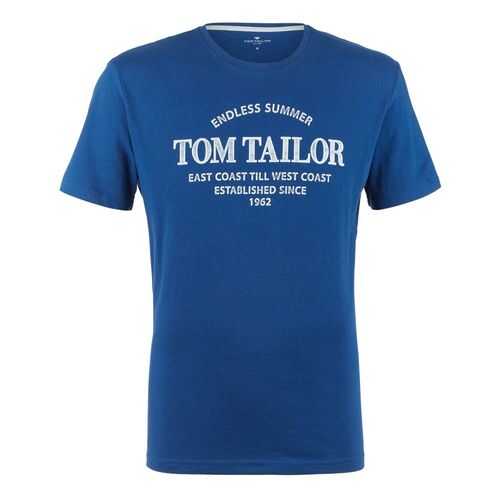 Футболка мужская TOM TAILOR 1021171 синяя S в H&M