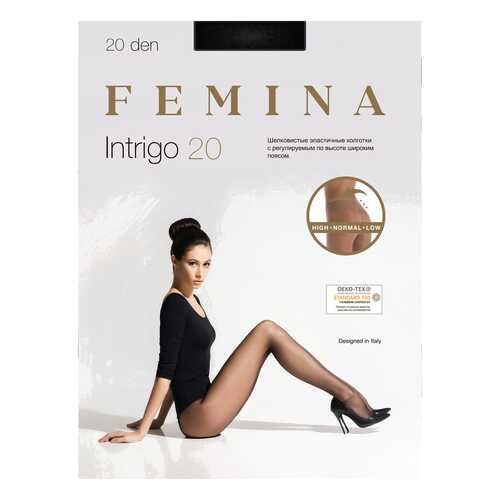 Колготки женские FEMINA INTRIGO 20 черные 4 (L) в H&M