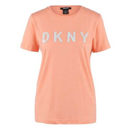 Футболка женская DKNY P0AH6CNA оранжевая S в H&M