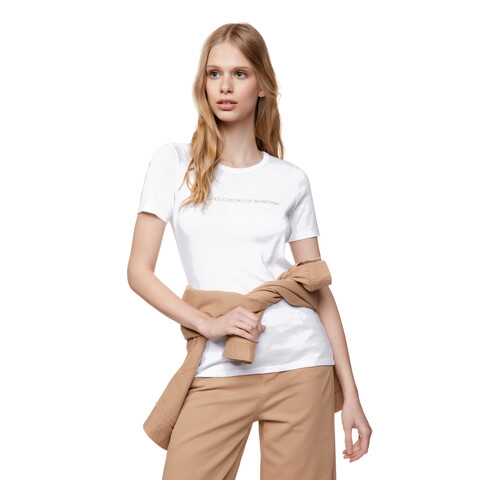 Футболка женская United Colors of Benetton CCC_3GA2E16A2 белая S в H&M