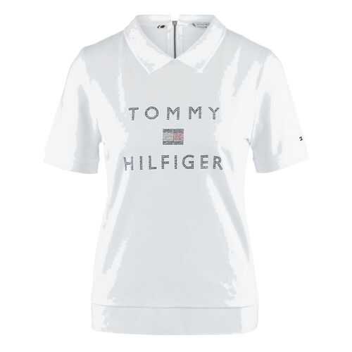 Поло женское Tommy Hilfiger WW0WW27866 белое XS в H&M